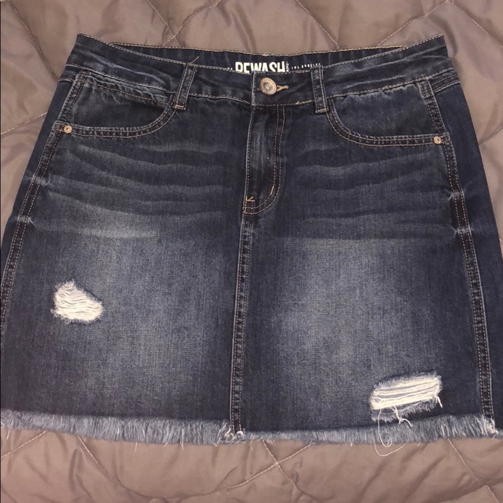NWOT Rewash Jean Skirt